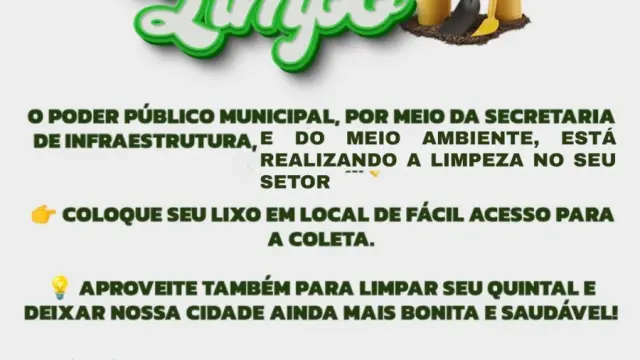 Secretaria de Meio Ambiente informa